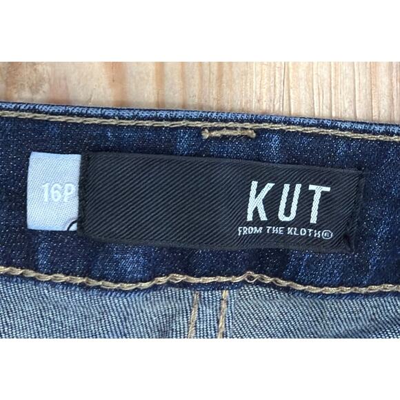 Kut From The Kloth Jeans Womens 16P Kurvy Diana Skinny Blue Dark Wash - Picture 3 of 9